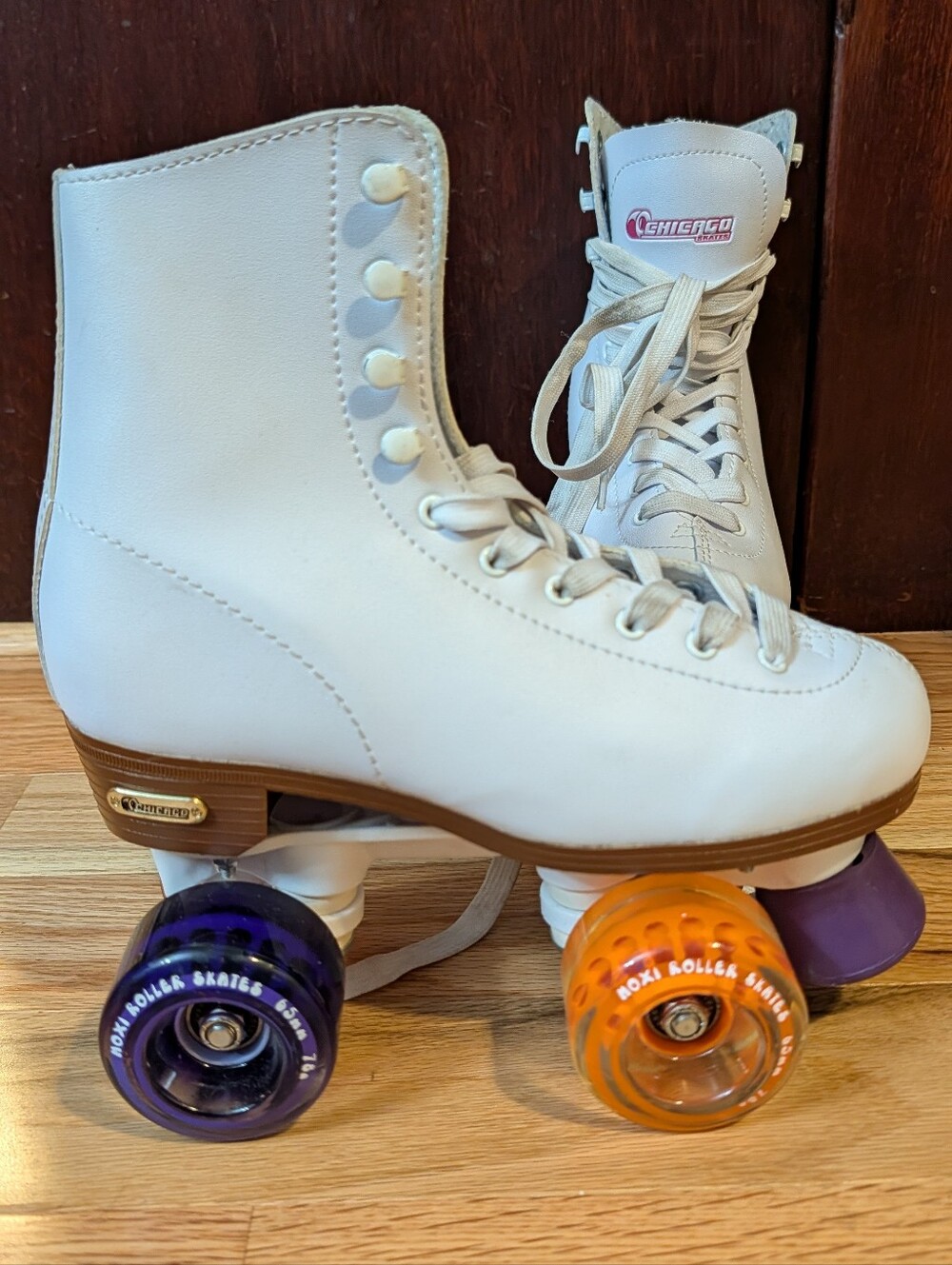 Chicago Classic Roller Skates Size 6 EU 37 Upgraded Outdoor Moxi Gummy Wheels